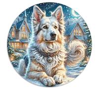 sur Le Thème du German Shepherd Un Puzzle Rotatif De 1000 PiĿces sur Les Convient Aux Adultes Et Aux Enfants | comme ActivitIJ Familiale | Un Challenge Ludique | 1000pcs (67.5x67.5cm)