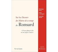 Sur les Discours des Misères de ce temps de Ronsard - AGREGATION 2010