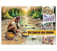 Sur les traces de l'or - La ruée vers l'or sur le fleuve Yukon, Version française (Calendrier mural 2026 DIN A4 portrait), Calendrier CALVENDO mensuel
