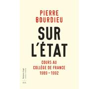 Sur l'État: Cours au Collège de France (1989-1992)