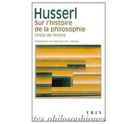 Sur l'histoire de la philosophie: choix de textes