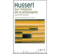 Sur l'histoire de la philosophie Edmund Husserl (Auteur), Laurent Perreau (Traduction)