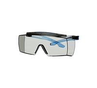 Sur-lunettes de Sécurité 3M™ SecureFit™ 3700, Branches Bleues, Protection Frontale, Traitement Anti-buée (K&N) Scotchgard™, Optique Gris I/O, SF3707XSGAF-BLU-EU