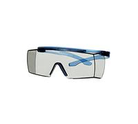 Sur-lunettes de Sécurité 3M™ SecureFit™ 3700, Branches Bleues, Traitement Anti-buée (K&N) Scotchgard™, Optique Gris I/O, SF3707SGAF-BLU-EU