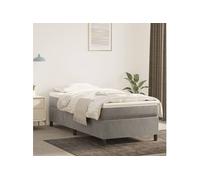 vidaXL Sur-matelas 100x210x5 cm Protège-matelas épais, assouplissant et doux