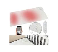 Sur-matelas chauffant connecté - Wilson - 160 x 80 cm - 2 zones de température - 6 niveaux de chauffage