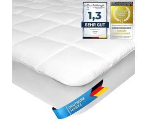 sur-Matelas en Microfibre Feluna sur-Matelas rembourré - protège-Matelas sous Le lit Protecteur en Microfibre Polyester avec Un Toucher Doux (70x140cm)