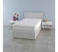 sur-Matelas “Plus”, Topper avec 4 élastiques, Protège Matelas, 1 Place 80 x 195 cm, Blanc