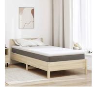Sur-matelas - VIDAXL - 90 x 190 x 6 cm - Tissu jacquard - Mousse polyester - Blanc