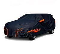 sur Mesure bache Voiture Exterieur imperméable Compatible avec Bitter Vero 2008-2008,Protection Toutes Saisons,poussière,Soleil,Vent, Anti-Neige et Anti-Pluie(Black Orange)