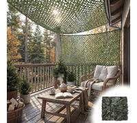 sur Mesure Filet de Camouflage Vert pour Jardin et Haies - Brise Vue Végétal - Tissu Oxford 210D Résistant, Grandes Dimensions(13.1 ft x 45.9 ft/157.5 in x 551.2 in/4x14 m)