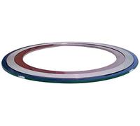 Sur-seal, INC. Teadit 9000ir1316ptfe600 Bande verte avec Blanc à rayures 316ss/PTFE spirale blessure Joint avec 316ss Bague intérieure, 150 à 500 degrés F Plage de température, 2,7 cm ID, 7,3 cm OD, pour 2,5 cm Tuyau Taille