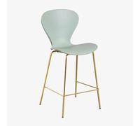 Sur un tabouret haut. Doré ¿65 cm