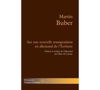 Sur une nouvelle transposition en allemand de l'Écriture - Martin Buber - Hermann - broché - Essai
