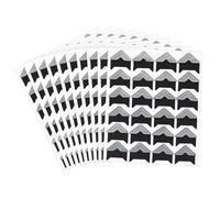 Surakey 240 Pièces Coin Photo Autocollant Argent, DIY Coins Adhesifs Photos, Album Photo Scrapbooking Autocollant, pour Le Bricolage Scrapbooking, Album Photo, Coin Album Bricolage, Journal Et Plus