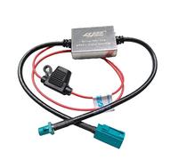 Surakey Amplificateur De Signal D'Antenne De Voiture,Amplificateur de Signal d'autoradio,Amplificateur D'Antenne RéCeption Amplificateur De Signal pour Connecteur ANT-208 FAKRA De 5e Génération