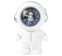 Surakey Astronaute Tirelire Tirelire Billet et Piece Banque de Monnaie en Plastique avec Horloge électronique Statue d'astronaute Décoration de Table pour Chambres d'enfants Cadeaux pour Enfants
