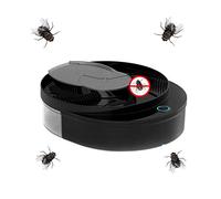 Surakey Attrape-mouches électrique, Zappeur tueur de mouches rotatif, Dispositif piège automatique à mouches et insectes en plastique domestique alimenté par USB, Contrôle des moustiques et insectes