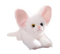 Surakey Cat Poupée en Peluche Mignon Long Oreiller Peluche Chaton Peluche Géante 53CM Chat Couché Blanc Jouet en Peluche Chat Réaliste Animaux en Peluche Kawaii Coussin Câlin Cadeau Enfants