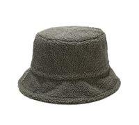 Surakey Chapeau Bob Femme d'hiver en Polaire Chapeau de pêcheur Chapeau de Seau Pêcheur en Bonnet UV Protection de Soleil Bucket Hat pour Plage Camping Randonnée, Vert