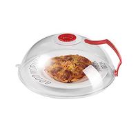 Surakey Cloches Alimentaires, Couvercle pour Micro-Ondes, Cloche Micro-Ondes, Anti-éclaboussures Micro-Onde Plaque avec orifices de Ventilation et Poignée, Couverture de Plaque Micro-Ondes sans BAP