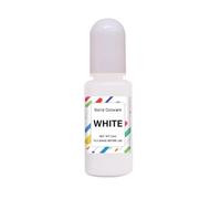 Surakey Colorant Résine époxy 17 Couleurs 10ml Pigment de Resine Epoxy Liquide Colorants à Base d'huile Colorant AB Pigment Concentrée pour Artisanat en Résine, Bougies, Cire de soja, Savon (Blanc)