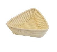 Surakey Corbeille à Pain en Osier Naturel Moderne Triangles Banneton à Pain Panier de Fermentation pour Pain et Levain Panier à Pain en Tissu Panier de Rangement Osier pour Cuisine, Chambre, Salon