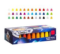 Surakey Crayons de Couleurs Enfants, Kids Pastel à lHuile Non-Toxiques 24 Couleurs Palm-Grip Peinture Crayons pour Les Bébés Enfants Apprentissage Éducatif Dessin Stylo Jouets, Parenting Peinture