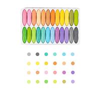 Surakey Crayons de couleurs Enfants, Kids Pastel à lHuile Non-Toxiques 24 Couleurs Palm-Grip Peinture Crayons pour Les Bébés Enfants Apprentissage Éducatif Dessin Stylo Jouets, Parenting Peinture