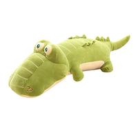 Surakey Crocodile Peluche Vert 40cm Mignon Animal Jouet en Peluche Kawaii Allongé Croco en Peluche Oreiller Coussin Animal en Peluche Doux Cadeau d'anniversaire pour Enfants Garçons Filles