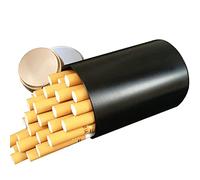 Surakey Etui à Cigarettes 30 Cigarettes, Boite à Cigarette en Alliage D'aluminium, Ronde Étui à Cigarettes Portable Étui à Cigarettes Étanche, pour Femme Hommes, Porte-Monnaie, Étui à Pilules