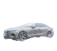 Surakey Housse de Protection Voiture Exterieur, Couverture De Voiture Transparente en PE, Étanche Et Anti-poussière Housse De Véhicule avec Bande Élastique, Housse Universelle Jetable pour Voiture L