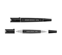 Surakey Marqueur Chromé Miroir Imperméable Réfléchissante Stylos Peinture Double tête Marqueur Métalliques Feutre Peinture Permanent Stylo Chrome Liquide pour Modèles, Pierres, Roues, Métaux, Verre