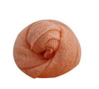 Surakey Newborn Wrap - Couverture Extensible pour Nouveau-né - BéBé Nouveau-Né Accessoires Photo Enveloppes de Photographie, Bricolage Nouveau-Né Couverture Photo Emmailloter Accessoires Wrap, Orange