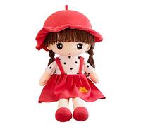 Surakey Poupée de Chiffon Poupée Jouet Peluche Cadeau Fille 45CM,Bébé Jouet Poupée Mignonne en Peluches Chiffon Doudou Poupon Plush Toys Toddler Meilleur Cadeau Naissance/Noël/Anniversaire/Valentin