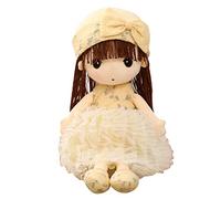 Surakey Poupée de Chiffon Poupée Jouet Peluche Cadeau Fille 50CM,Bébé Jouet Poupée Mignonne en Peluches Chiffon Doudou Poupon Plush Toys Toddler Meilleur Cadeau Naissance/Noël/Anniversaire/Valentin