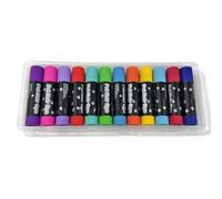 Surakey Stylo de Peinture pour Poils d'animaux 12 Couleurs Bâtons de Peinture Lavables Marqueur dans l'eau Séchage Rapide Stylo Graffiti pour Poils de Chiens, Chats, Lapins, etc.