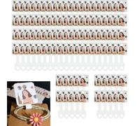 SURALIN 100 PièCes Autocollantes pour Bracelet, Bague, Collier, Bandeau, Carte D'Affichage de Bijoux pour Emballage de Bijoux, Affichage Personnalisé à Suspendre