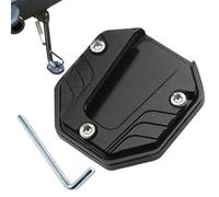 SURALIN 1PCS Plaque de Support de Moto Plaque D'extension de Support Latéral de Moto Universelle en Alliage D'aluminium Extension de Béquille Pied de Béquille