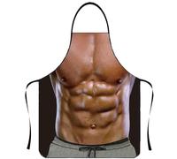 SURALIN Tablier de Barbecue pour Hommes, Tablier Cuisine Homme Tablier Cuisine Homme Humour Cadeaux Amusants pour Hommes, Vêtements de Fête, Cadeaux de Barbecue 80x60cm