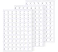 Surard Lot de 210 pastilles adhésives transparentes double face amovibles et réutilisables pour accrocher des photos, des affiches au mur, des loisirs créatifs
