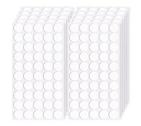 Surard Lot de 500 pastilles adhésives 20 mm - Double face amovible - Transparentes - Réutilisables - Pour accrocher des photos au mur