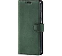 SURAZO Étui de Protection pour iPhone 12 Pro Max [Compatibilité MagSafe] Étui de Protection en Cuir véritable RFID de qualité supérieure avec Fonction Support Étui Portefeuille à Rabat en Daim Fait