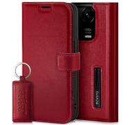 SURAZO Étui de Protection pour téléphone Portable Redmi Note 13 Pro Plus 5G - Pliable - en Cuir véritable - Magnétique - Compartiment pour Cartes - Protection RFID - Fonction Support - Portefeuille -