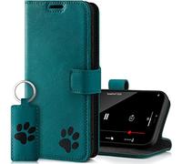 SURAZO Étui Portefeuille en Cuir de Vachette Italien pour Samsung Galaxy A13 5G avec 3 emplacements pour Cartes et Poche pour espèces