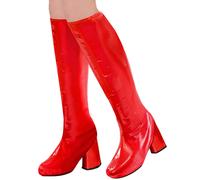 Surbottes Rétro Années 60 Rouges Taille Unique Rouge