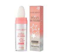 Surbrillance Poudre Visage Fard à Joues Scintillant Naturel Haute Brillance pour Corps Cheveux Fée Haute Lumière (Rayon de Lune Blanc)