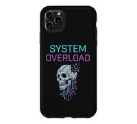 Surcharge du système Cyberpunk Skull Circuit Art Coque pour iPhone 11 Pro Max