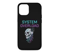 Surcharge du système Cyberpunk Skull Circuit Art Coque pour iPhone 12/12 Pro