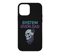 Surcharge du système Cyberpunk Skull Circuit Art Coque pour iPhone 12 Mini
